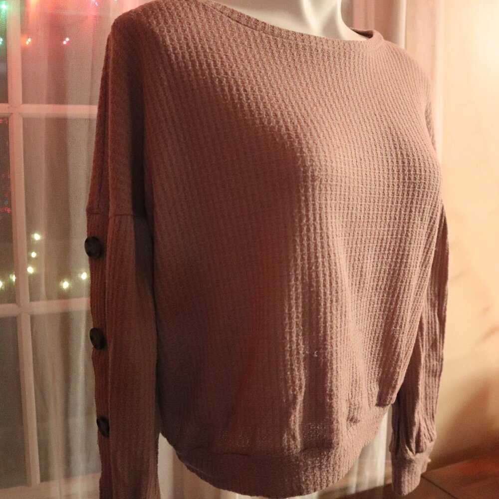 Cute pink cozy top